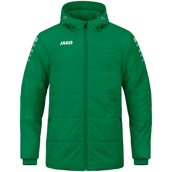 Jako Coachjacke Team mit Kapuze