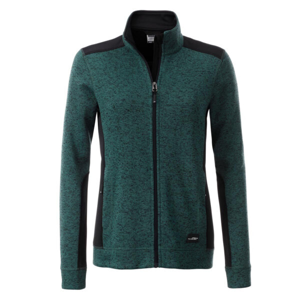 J&N Ladies' Knitted Fleece Jacket