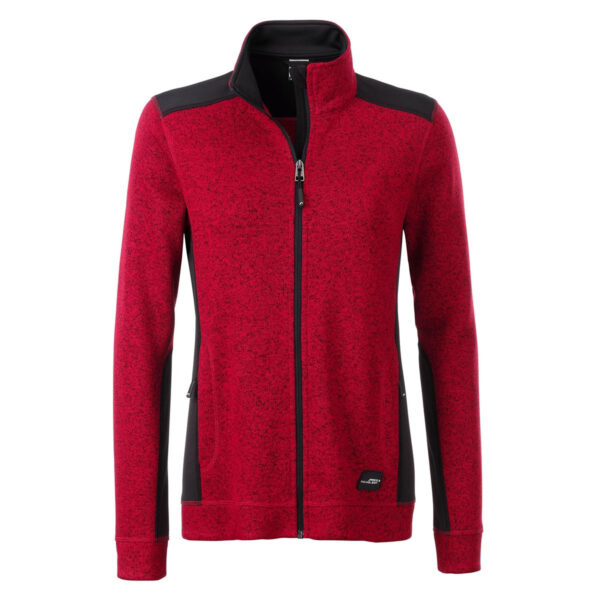 J&N Ladies' Knitted Fleece Jacket