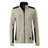 J&N Ladies' Knitted Fleece Jacket