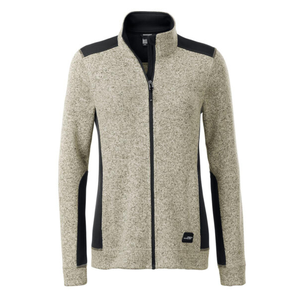 J&N Ladies' Knitted Fleece Jacket