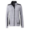 J&N Ladies' Knitted Fleece Jacket