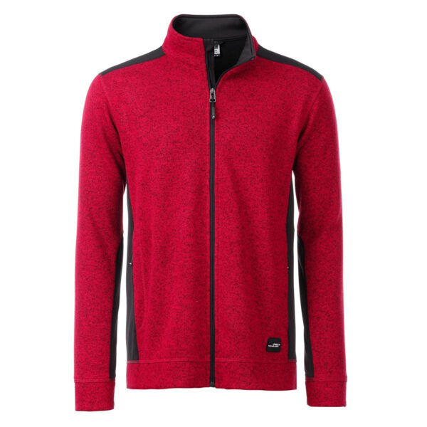 JN862_RDMEBL_VS J&N Knitted Fleece Jacket